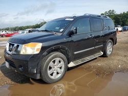 Salvage cars for sale from Copart Greenwell Springs, LA: 2011 Nissan Armada Platinum
