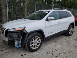 Salvage cars for sale at Cicero, IN auction: 2016 Jeep Cherokee Latitude