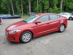 Salvage cars for sale at East Granby, CT auction: 2017 Hyundai Elantra SE