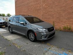 Salvage cars for sale at Hillsborough, NJ auction: 2021 Chrysler Pacifica Hybrid Pinnacle