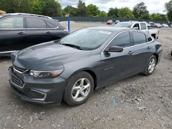 Chevrolet salvage cars for sale: 2017 Chevrolet Malibu LS