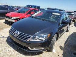 Salvage cars for sale at Grand Prairie, TX auction: 2013 Volkswagen CC VR6 4MOTION