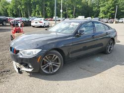 Salvage cars for sale at East Granby, CT auction: 2015 BMW 428 XI Gran Coupe