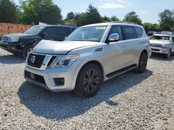 Salvage cars for sale at auction: 2019 Nissan Armada Platinum