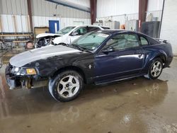 Salvage cars for sale from Copart West Mifflin, PA: 2001 Ford Mustang