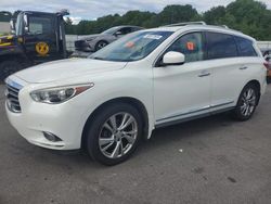 Salvage cars for sale from Copart Assonet, MA: 2013 Infiniti JX35