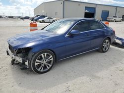 Salvage cars for sale at Haslet, TX auction: 2017 Mercedes-Benz C300