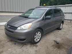 Salvage cars for sale from Copart West Mifflin, PA: 2004 Toyota Sienna CE