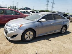 Salvage cars for sale at Elgin, IL auction: 2015 Hyundai Sonata Hybrid