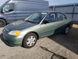 Salvage cars for sale at Sacramento, CA auction: 2003 Honda Civic LX