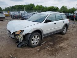 Salvage cars for sale at Chalfont, PA auction: 2005 Subaru Legacy Outback 2.5I