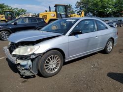 Salvage cars for sale at New Britain, CT auction: 2005 Honda Civic LX