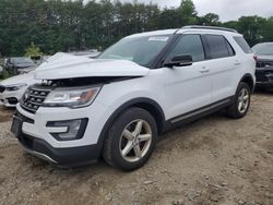 Salvage cars for sale from Copart North Billerica, MA: 2016 Ford Explorer XLT