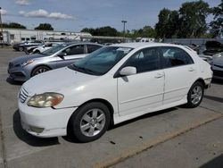 Salvage cars for sale at Sacramento, CA auction: 2003 Toyota Corolla CE