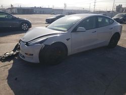 Salvage cars for sale at Sun Valley, CA auction: 2022 Tesla Model 3