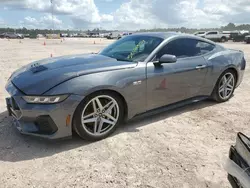 Salvage cars for sale at Houston, TX auction: 2024 Ford Mustang GT