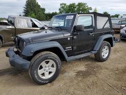 Jeep Wrangler Sport salvage cars for sale: 2014 Jeep Wrangler Sport