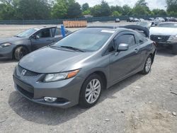 Salvage cars for sale from Copart Madisonville, TN: 2012 Honda Civic EX