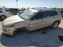 Salvage cars for sale from Copart Indianapolis, IN: 2014 Jeep Cherokee Limited