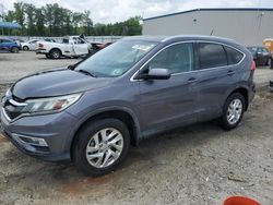 Salvage cars for sale at Spartanburg, SC auction: 2015 Honda CR-V EXL