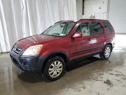 Salvage cars for sale at Albany, NY auction: 2005 Honda CR-V EX