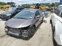 Salvage cars for sale at Windsor, NJ auction: 2015 Honda Civic EX