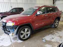 Salvage cars for sale at Franklin, WI auction: 2015 Jeep Grand Cherokee Limited