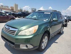 Salvage cars for sale from Copart New Orleans, LA: 2011 Subaru Outback 2.5I Premium