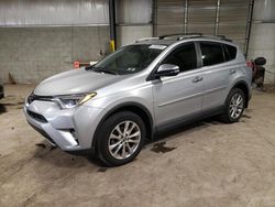 Toyota rav4 Limited salvage cars for sale: 2017 Toyota Rav4 Limited