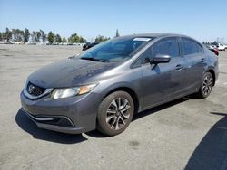 Salvage cars for sale from Copart Rancho Cucamonga, CA: 2015 Honda Civic EX