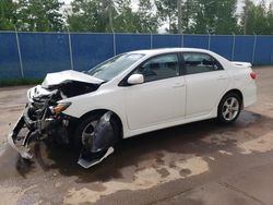 Salvage cars for sale from Copart Moncton, NB: 2012 Toyota Corolla Base