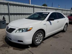 Salvage cars for sale at Littleton, CO auction: 2009 Toyota Camry Hybrid