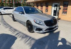 Salvage cars for sale at Dyer, IN auction: 2015 Mercedes-Benz S 550