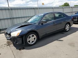 Salvage cars for sale at Littleton, CO auction: 2007 Honda Accord SE