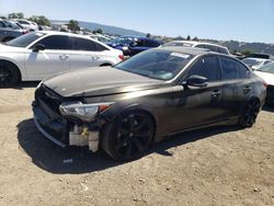 Salvage cars for sale at San Martin, CA auction: 2014 Infiniti Q50 Hybrid Premium