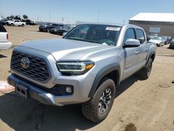 Salvage cars for sale at Brighton, CO auction: 2021 Toyota Tacoma Double Cab