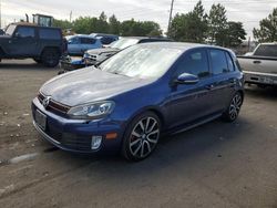Salvage cars for sale at Denver, CO auction: 2012 Volkswagen GTI