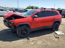 Jeep salvage cars for sale: 2019 Jeep Cherokee Trailhawk