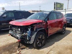 Jeep salvage cars for sale: 2018 Jeep Compass Trailhawk