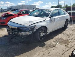 Salvage cars for sale at Chicago Heights, IL auction: 2021 Honda Accord Touring Hybrid