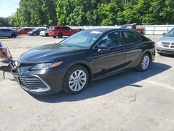 Toyota Camry salvage cars for sale: 2021 Toyota Camry LE