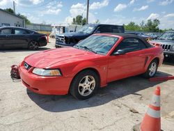 Salvage cars for sale at Pekin, IL auction: 2003 Ford Mustang