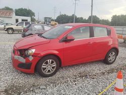 Chevrolet Sonic lt salvage cars for sale: 2016 Chevrolet Sonic LT