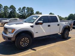 Salvage trucks for sale at Longview, TX auction: 2012 Ford F150 SVT Raptor