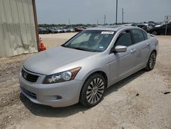 Salvage cars for sale at Temple, TX auction: 2009 Honda Accord EXL