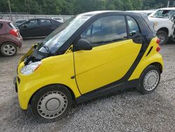 Smart salvage cars for sale: 2008 Smart Fortwo Pure