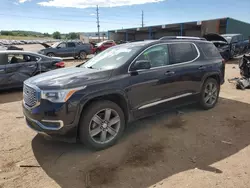 GMC salvage cars for sale: 2017 GMC Acadia Denali