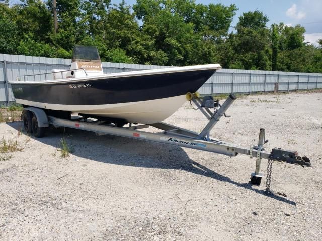 2001 Sea Pro Boat With Trailer