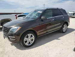 Mercedes-Benz salvage cars for sale: 2013 Mercedes-Benz ML 350