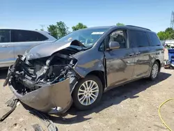 Salvage cars for sale at Elgin, IL auction: 2015 Toyota Sienna XLE